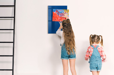 Dry erase board magnetic Blue