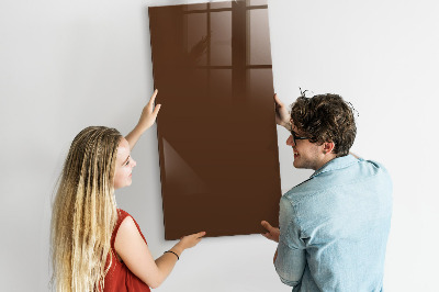 Dry erase magnetic board Brown