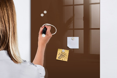 Dry erase magnetic board Brown