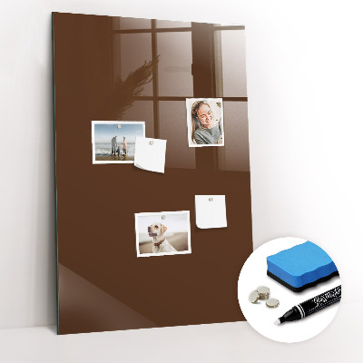 Magnetic board for magnets Brown