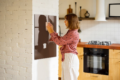 Dry erase magnetic board Brown