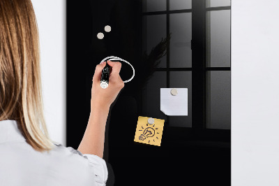 Dry erase board magnetic Black