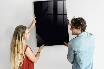 Dry erase board magnetic Black
