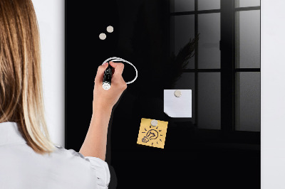 Dry erase board magnetic Black