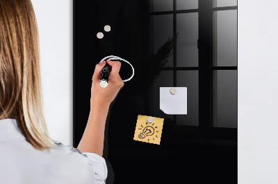 Dry erase board magnetic Black