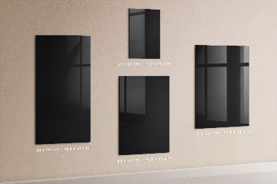 Dry erase board magnetic Black