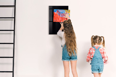 Dry erase board magnetic Black