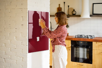 Dry erase magnetic board Burgundy