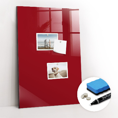 Dry erase board magnetic Red