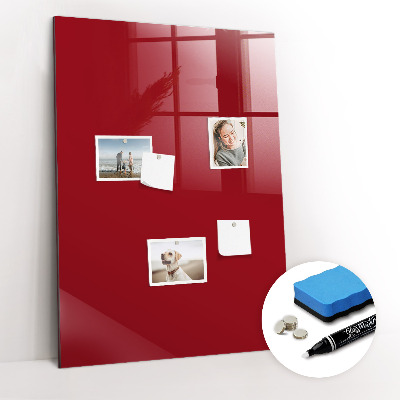 Dry erase board magnetic Red