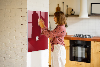 Dry erase board magnetic Red