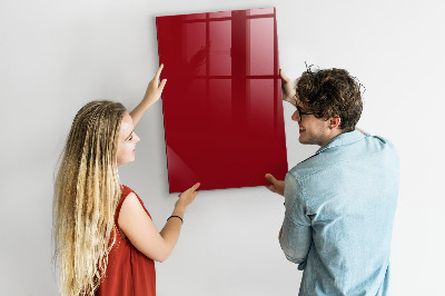 Dry erase board magnetic Red