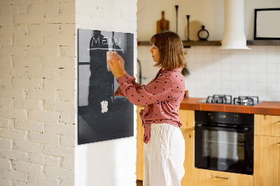 Dry erase magnetic board Menu Board