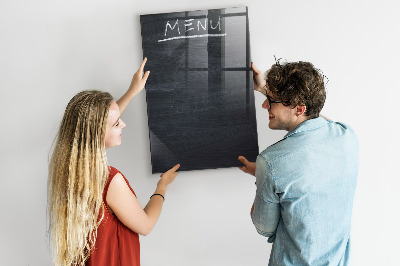 Dry erase magnetic board Menu Board