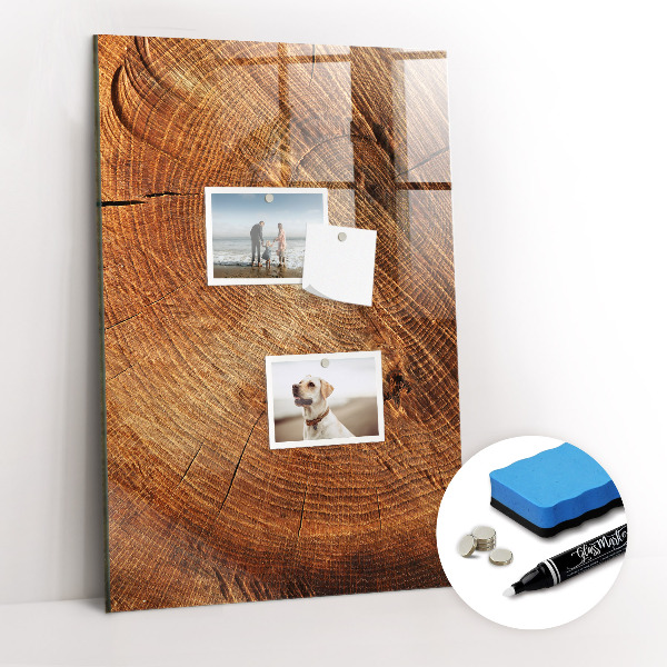Dry erase board magnetic Stump Cross Section