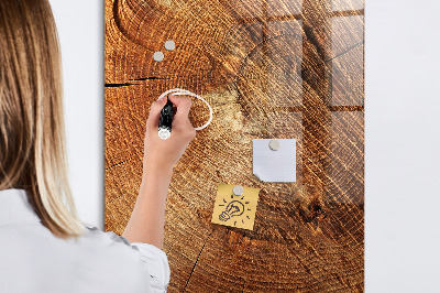 Dry erase board magnetic Stump Cross Section