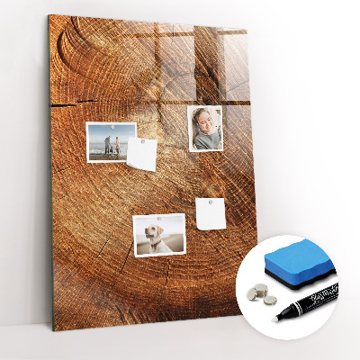 Dry erase board magnetic Stump Cross Section