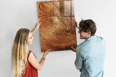 Dry erase board magnetic Stump Cross Section