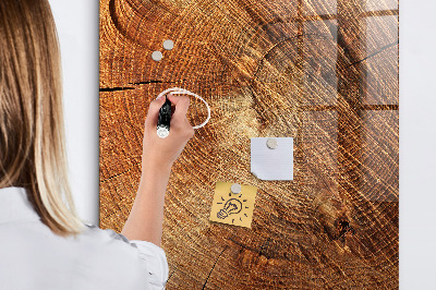 Dry erase board magnetic Stump Cross Section