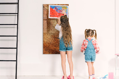 Dry erase board magnetic Stump Cross Section