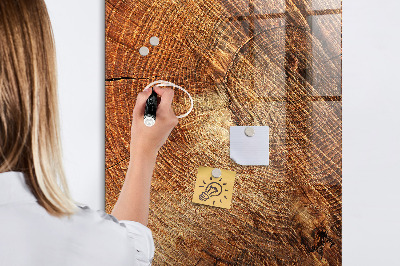 Dry erase board magnetic Stump Cross Section