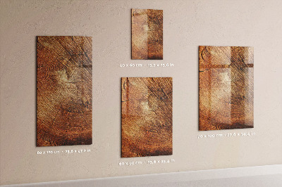 Dry erase board magnetic Stump Cross Section