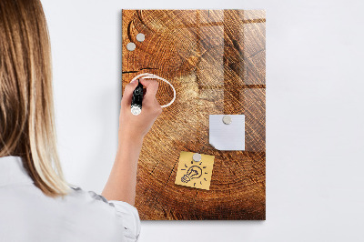 Dry erase board magnetic Stump Cross Section