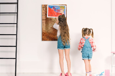 Dry erase board magnetic Stump Cross Section