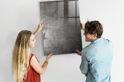 Dry erase board magnetic Scratched Metal
