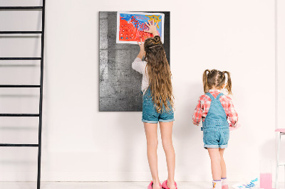 Dry erase board magnetic Scratched Metal