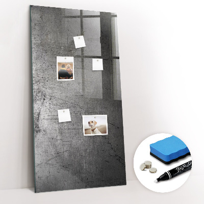 Dry erase board magnetic Scratched Metal