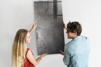 Dry erase board magnetic Scratched Metal