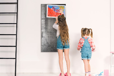 Dry erase board magnetic Scratched Metal