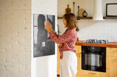 Dry erase board magnetic Scratched Metal