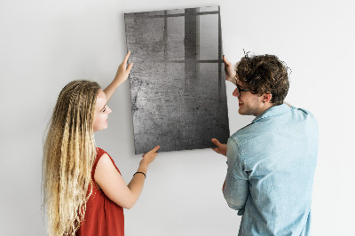 Dry erase board magnetic Scratched Metal