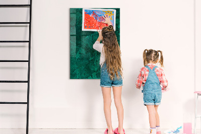 Magnetic Board with Magnets Emerald Block