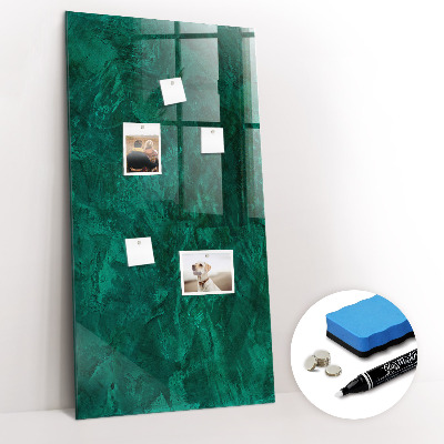 Dry erase magnetic board Emerald Block