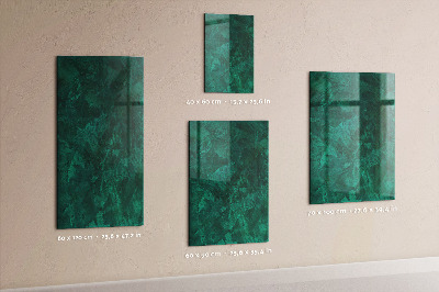 Dry erase magnetic board Emerald Block
