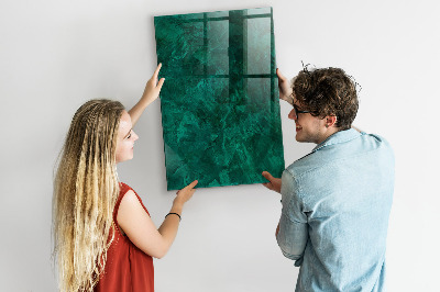 Dry erase magnetic board Emerald Block