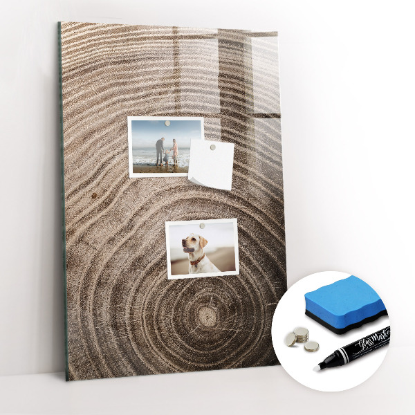 Dry erase board magnetic Wood Grain