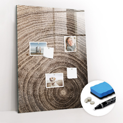 Dry erase board magnetic Wood Grain