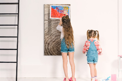 Dry erase board magnetic Wood Grain