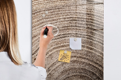 Dry erase board magnetic Wood Grain