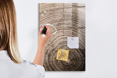 Dry erase board magnetic Wood Grain