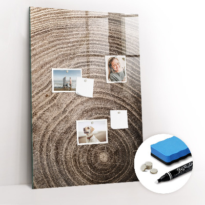 Dry erase board magnetic Wood Grain