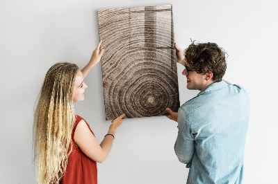 Dry erase board magnetic Wood Grain