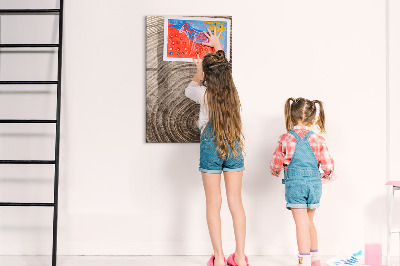 Dry erase board magnetic Wood Grain