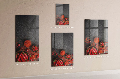 Dry erase magnetic board Ground Paprika