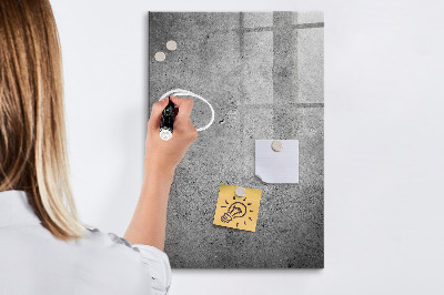 Dry erase board magnetic Concrete