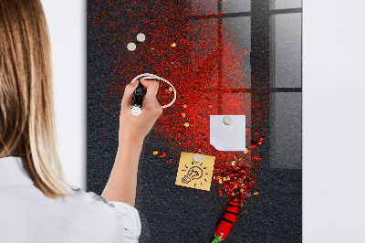 Dry erase board magnetic Paprika Powder
